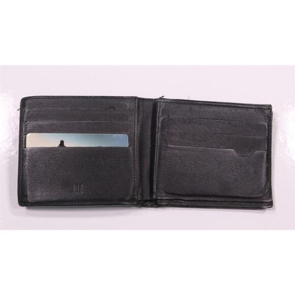 Dunhill Black Leather Bifold Vintage Wallet w/ 14 Card Slots - Picture 5 of 7
